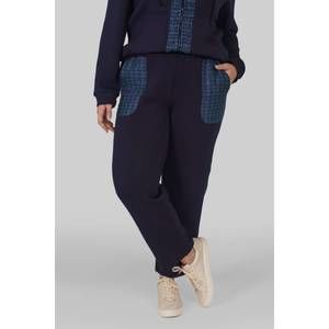 NEW JOH ferne french tweed scuba pants in navy